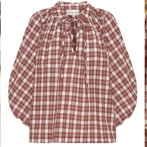 Daughters of India, poet blouse, great condition, M - Picture 3 of 5